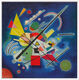 Tableau "Peinture bleue" (1924), encadré de Wassily Kandinsky