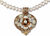 Collier de perles "Cœur de l'Art Nouveau"