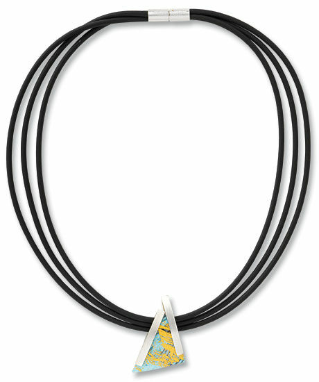 Necklace "Triangulo" by Kreuchauff-Design
