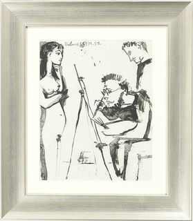 Picture "Untitled", framed
