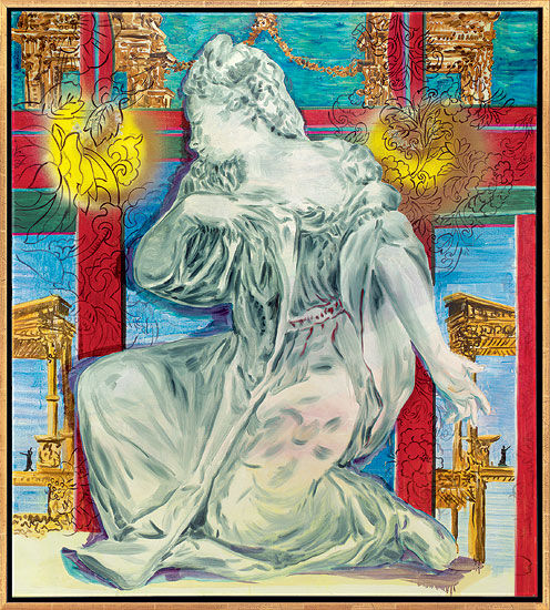 Schilderij "Madonna" (2004) van Kristina Girke