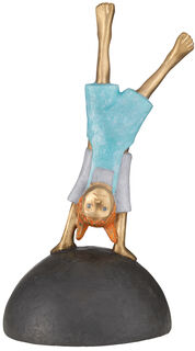 Sculpture "Acrobat", bronze by Tamara Suhr