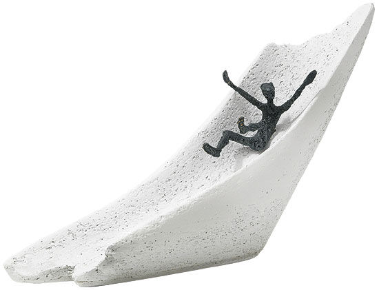 Skulptur "Freude", Bronze auf Steinguss von Luise Kött-Gärtner