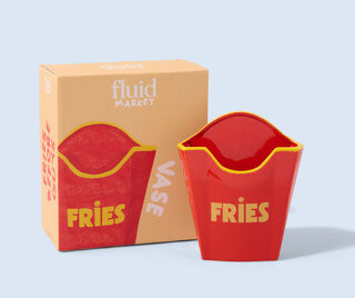 Vase en céramique / objet décoratif « Fries » de Fluid Market