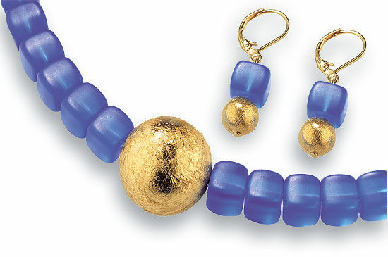 Parure de bijoux "Deep Blue" von Petra Waszak