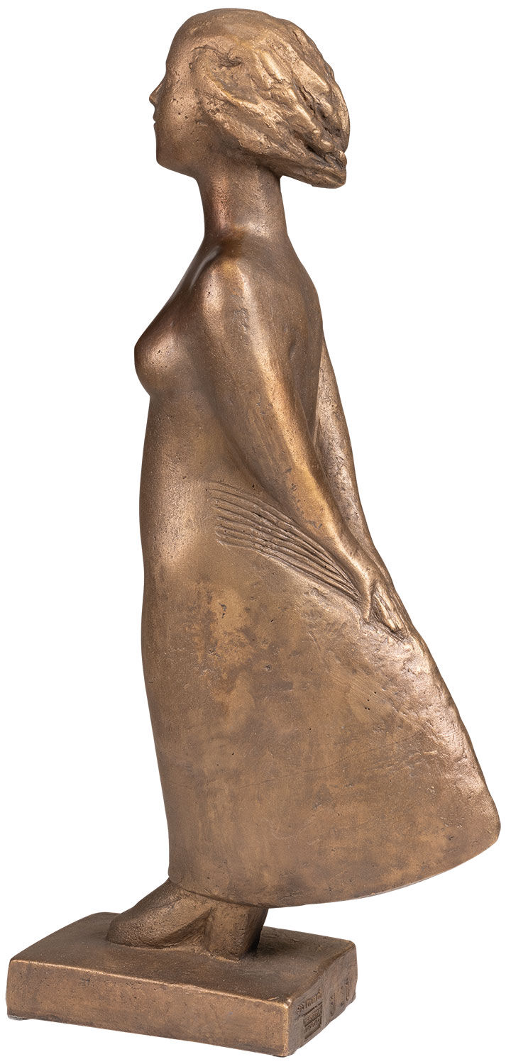 Sculpture "Storm Bride", bronze de Gisela Eufe