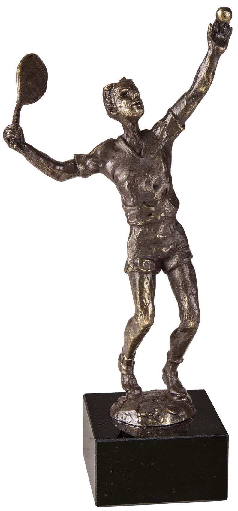 Skulptur "Tennisspelare" av Gerard