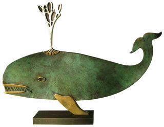 Skulptur "Walfisch", Bronze