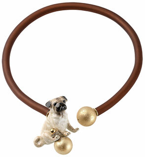 Necklace "Royal Pug" by Anna Mütz