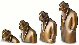 Skulpturengruppe "Sequenz", Version in Bronze
