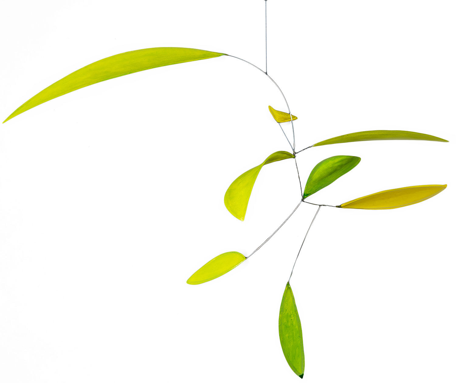Ceiling mobile "Little Green Leaf" by Annette Rawe