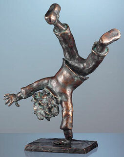 Skulptur "Radschläger", Bronze von Gisela von Wittich - v. Poncet