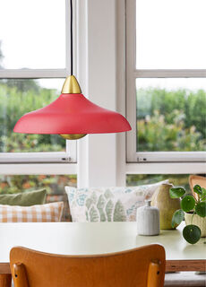 Ceiling lamp "Urban Wide Raspberry Red" by Superliving