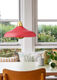 Ceiling lamp "Urban Wide Raspberry Red" by Superliving