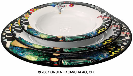 Achetez Service de vaisselle 12 pièces pour 4 personnes, The Antipodes  par Friedensreich Hundertwasser