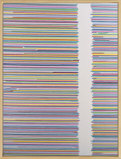 Tableau "Colorful Gap #6" (2020) (Originale / Pièce unique), encadré