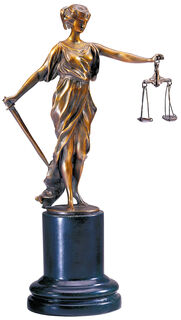 Sculpture "Little Lady of Justice"