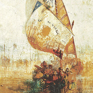 Tableau "Le soleil de Venise" (1843), encadré von William Turner