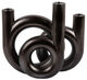 Bougeoir « Rings », version gris foncé