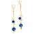Pearl earrings "Starry Sky"