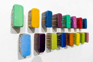 Vægobjekt "Colour Blocks" (2021) (Unikt værk) von Willi Siber