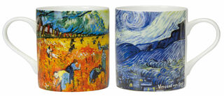 Set of 2 mugs "Arles", porcelain