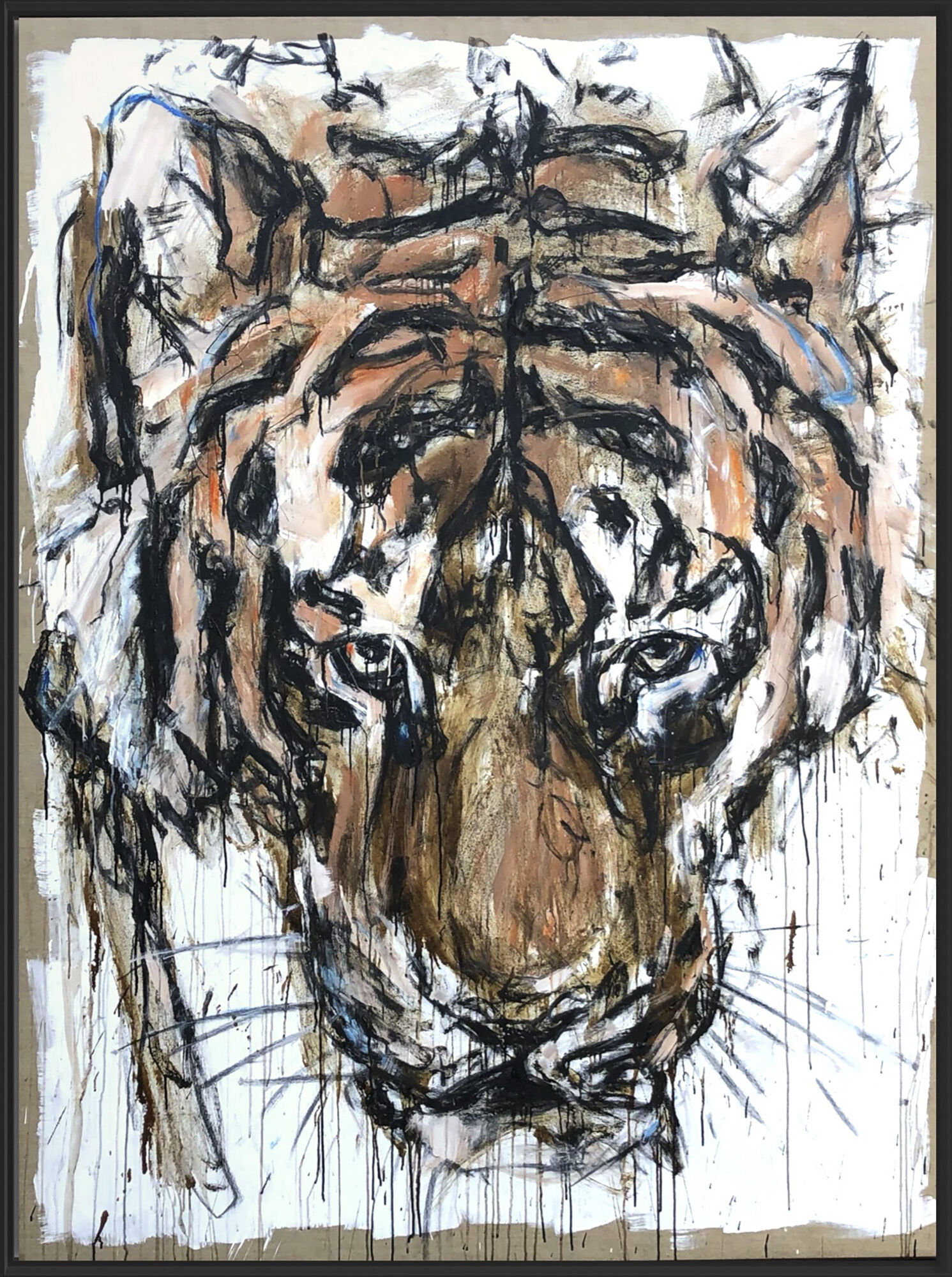 Billede "Tiger_34" (2023) (Unikt værk) af Ralf Koenemann