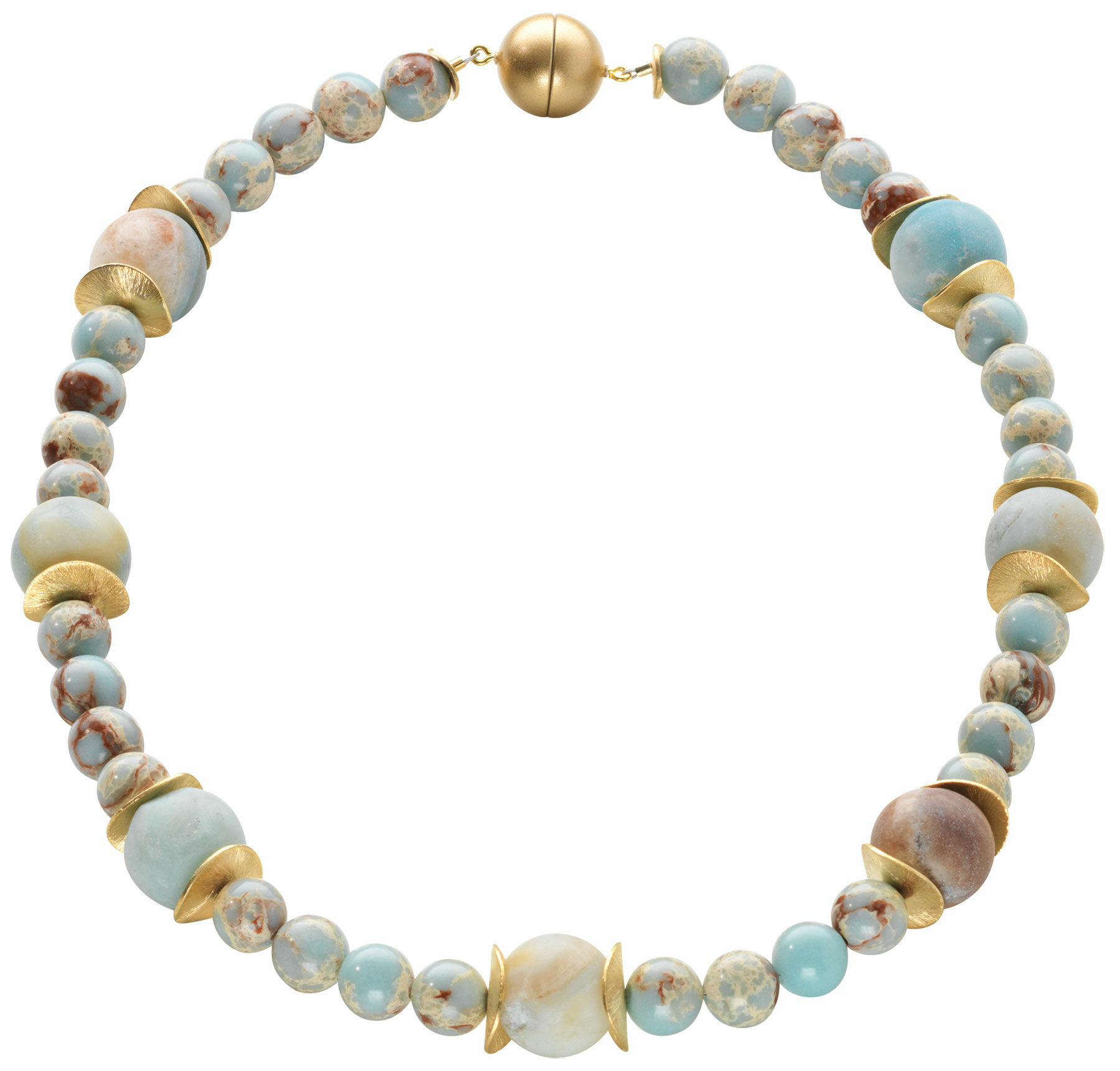 Collier de perles "Northern Lights" (aurores boréales)