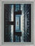 Obraz "Wieża targowa we Frankfurcie" (1999), oprawiony w ramę