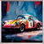 Picture "Porsche 911" (2023), pink-coloured framed version