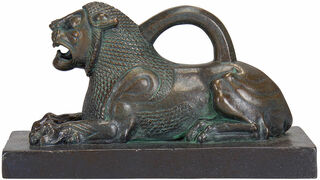 Sculpture "Lion's Weight Susa", cast