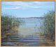 Bild "Mecklenburgische See" (2018), gerahmt von Peter Witt