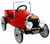Pedal-car "Vintage Car Rouge" (for children from 3-6 years)