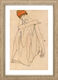 Billede "Danseren" (1913), indrammet af Egon Schiele