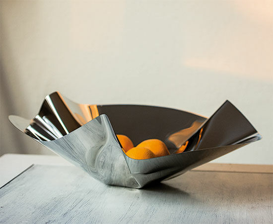 Bowl "Margarethe", stainless steel by Philippi