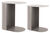 Tavolini "Riqueza Light Grey", set da 2