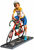 Sportsman caricature "The Cyclist", cast hand-painted