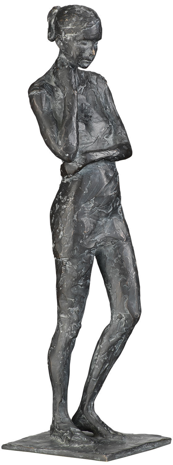 Sculpture "Contemplation", bronze by Valerie Otte