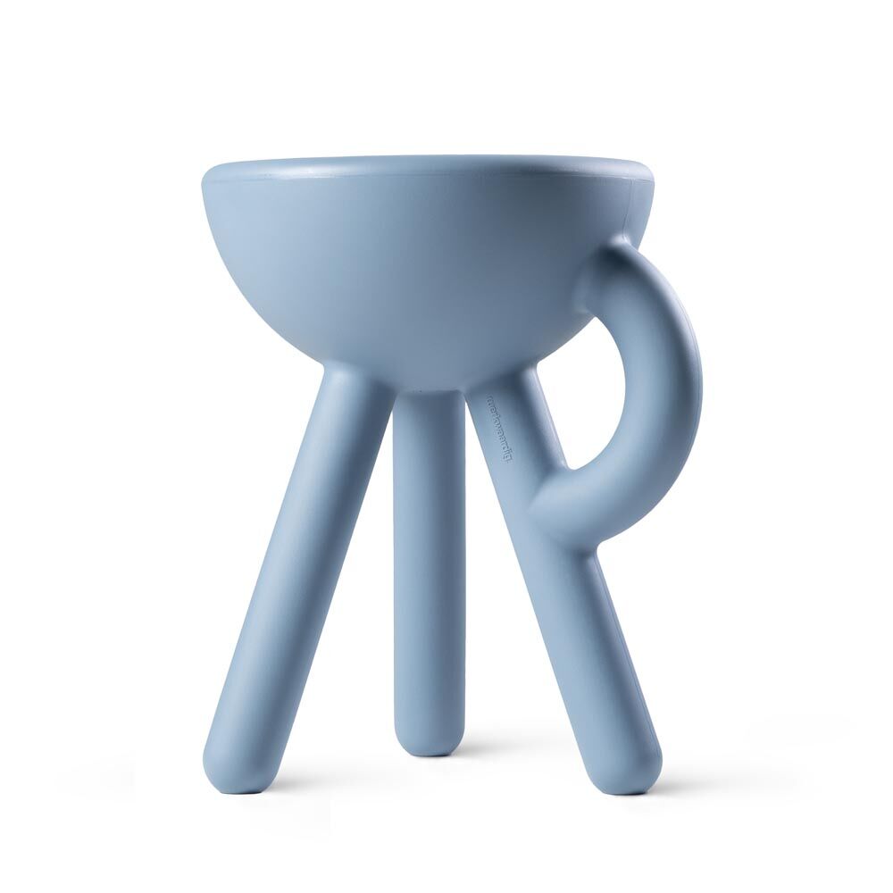 Tavolino "Tubby Stool denim" (per uso interno ed esterno) – progettato da Gerard de Hoop di  Werkwaardig