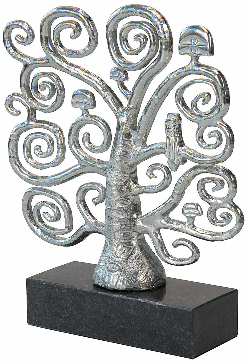 Sculpture "Tree of Life", silver-coloured version by Gustav Klimt
