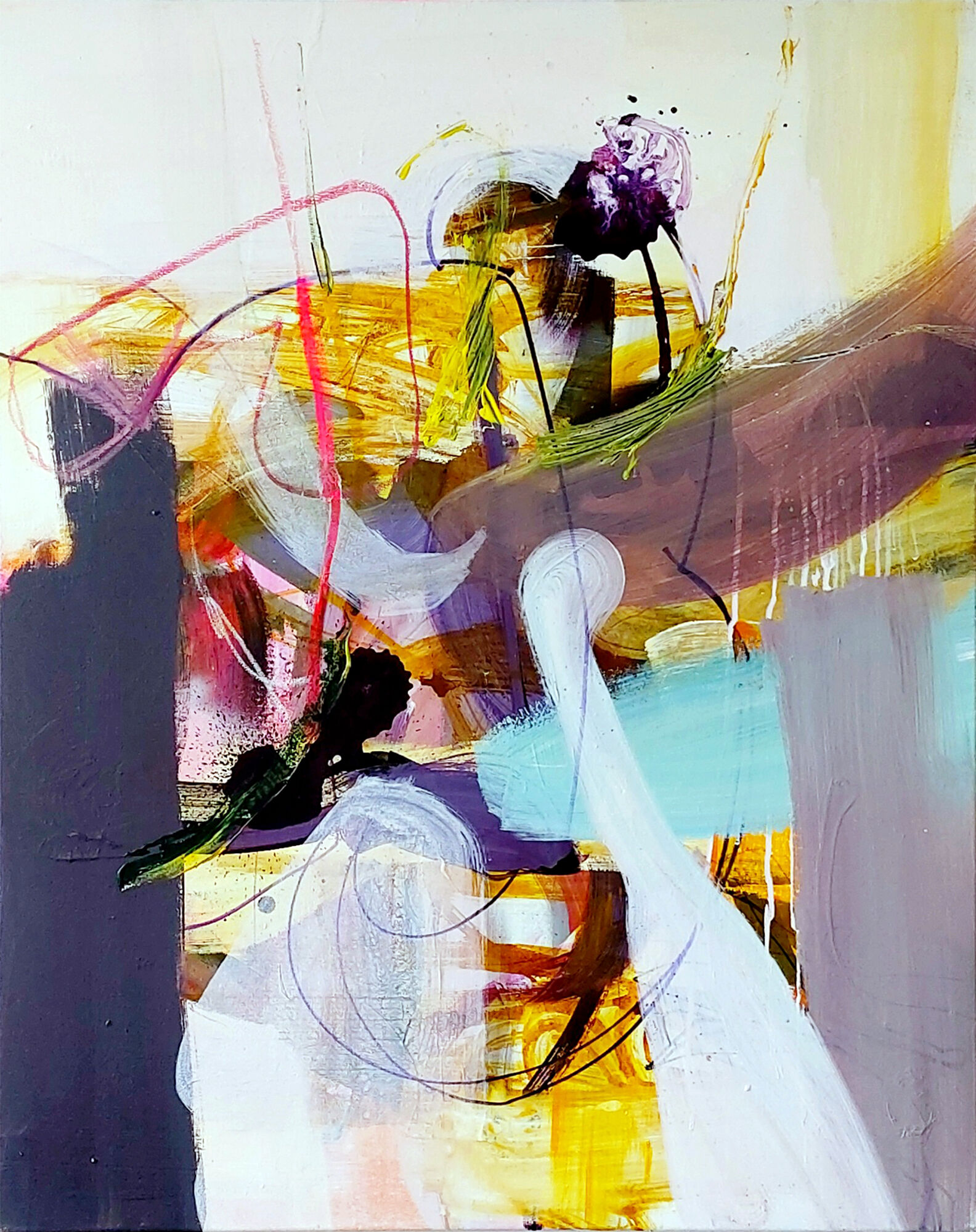 Cuadro "Dulces Sueños" (2023) (Pieza única) de Birgit Fechner