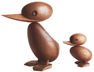 Wooden figure "Duckling" - Design Hans Bolling by ArchitectMade