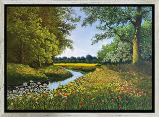 Picture "Wildflower Meadow" (2023), framed by Arnold Voet