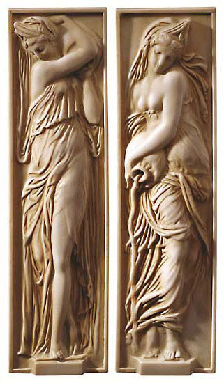 Reliefs "Wasserträgerinnen" von Jean Goujon