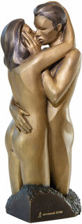 Skulptur "Der Kuss" (2021), Bronze von SIME