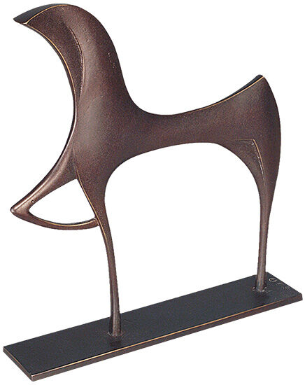 Skulptur "Hest", bronze von Torsten Mücke