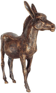 Skulptur "Esel", Reduktion in Bronze von Kurt Arentz