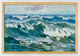 Cuadro "La Ola (Surf)" (1915), enmarcado de Karl Hagemeister
