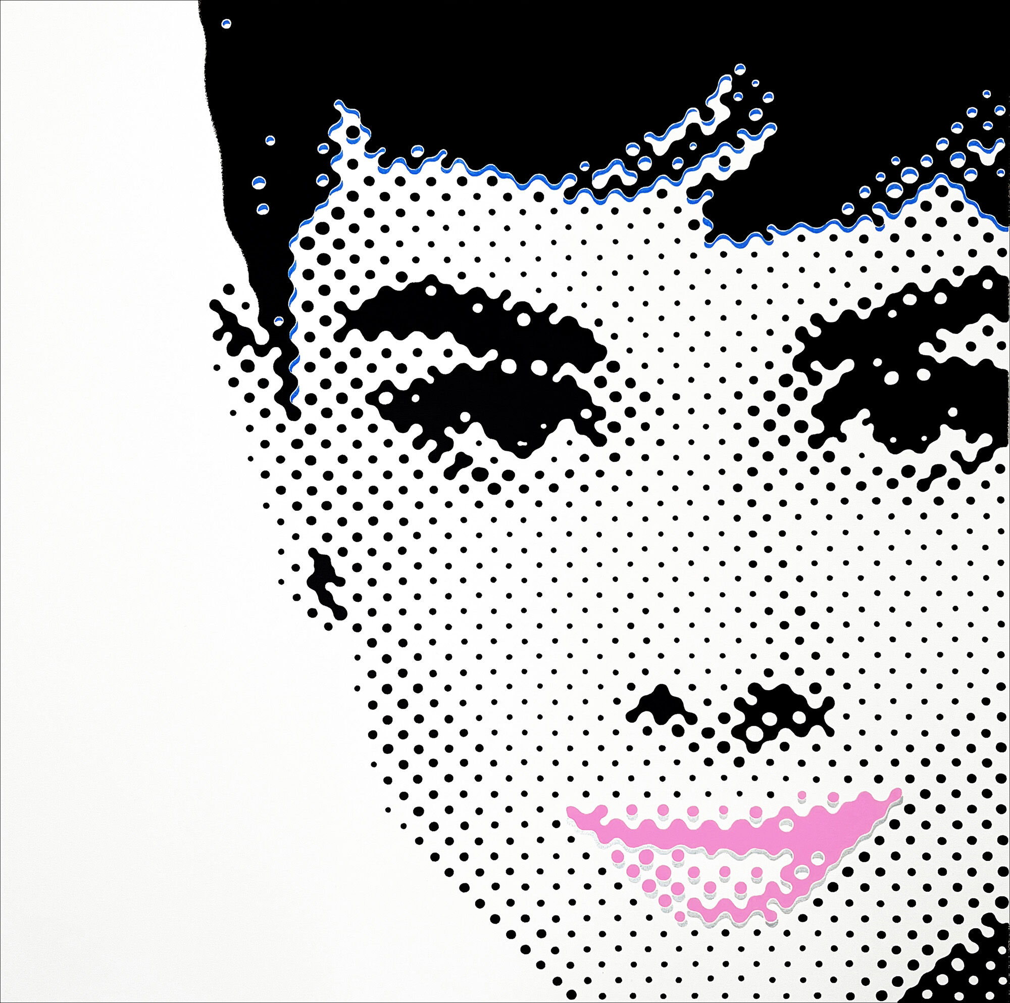 Obraz "audrey_15_02" (2015) (Utwór unikatowy) autorstwa Janos Schaab
