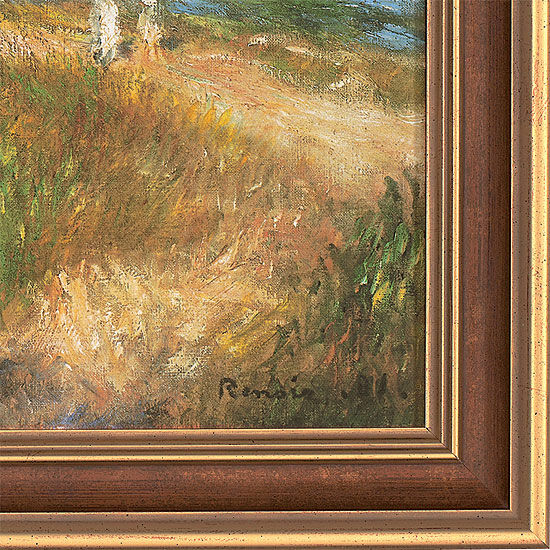 Tableau "Châtaignier en fleurs" (1881), encadré von Auguste Renoir